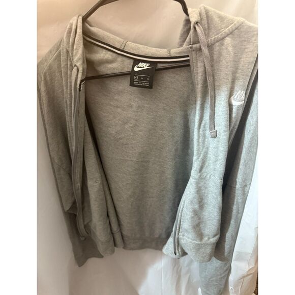 Nike Men’s Full-Zip Gray Hoodie – Size XL - Picture 3 of 4